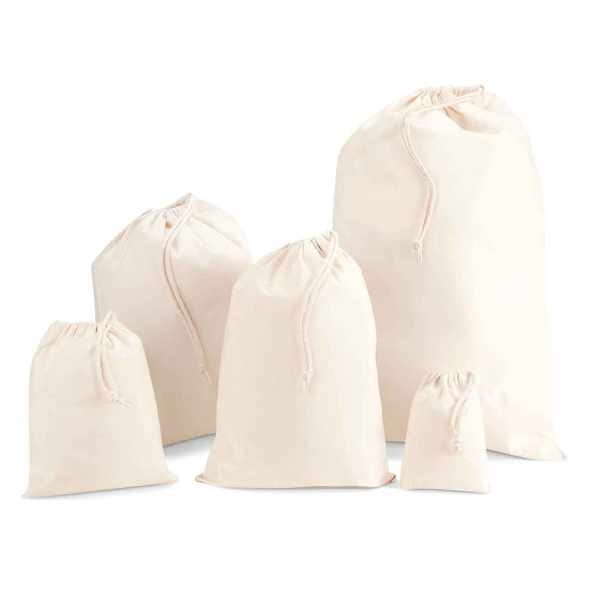 Cotton Drawstring Bags Printing Blanks